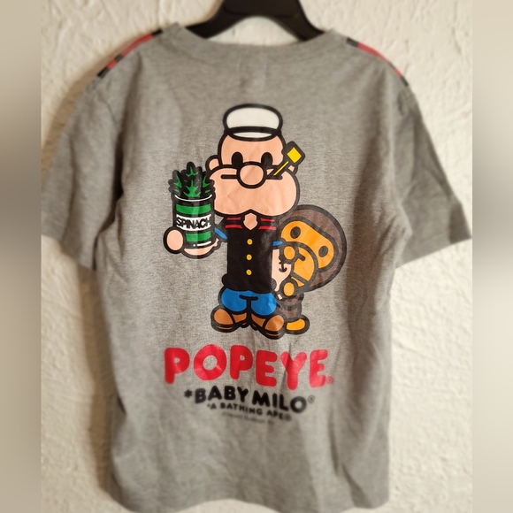 Rare Bape x popeye  tshirt - Picture 2 of 13